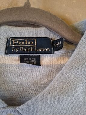 Polo by Ralph Lauren Light Blue Cotton Polo
